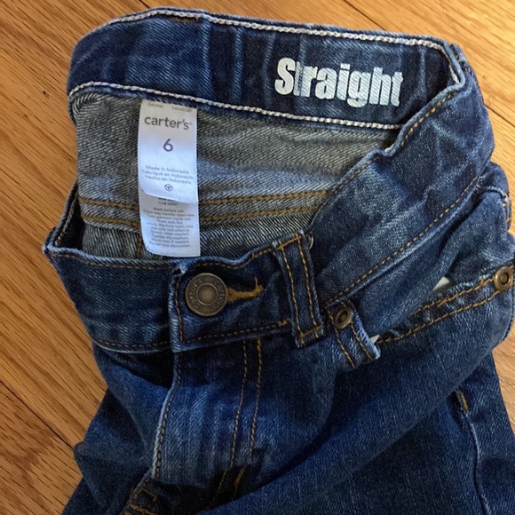 Carter’s Boys Straight Jeans Size 6 - Picture 3 of 5